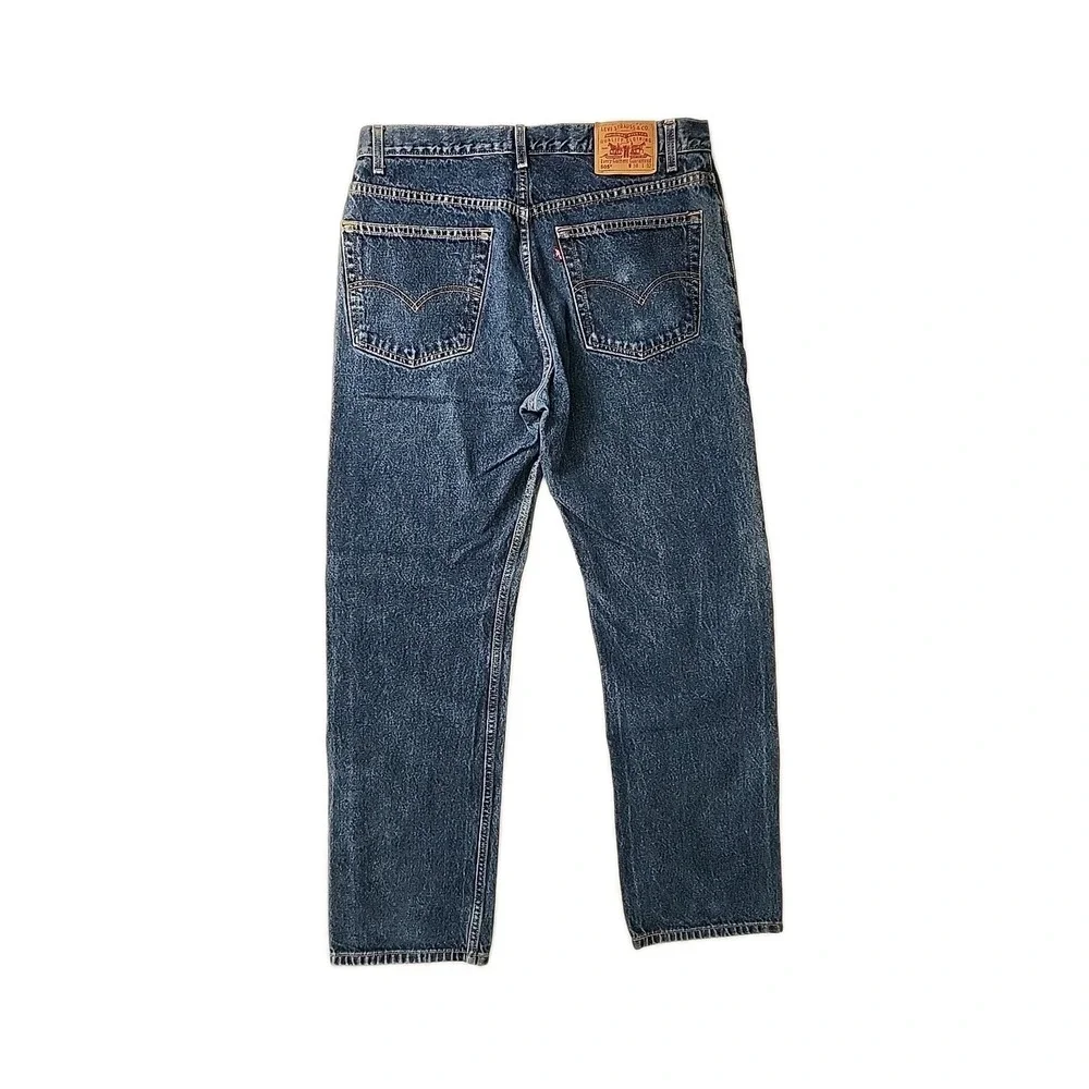 Levi's 505 Men's 38x32 Blue Jeans Regular Fit Straight Leg Classic Timeless EUC